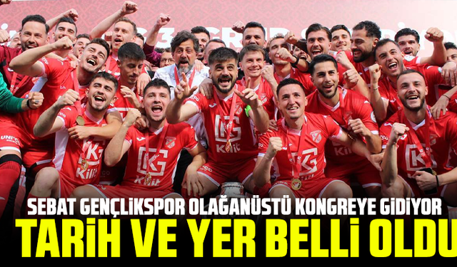 Sebat Gençlikspor olağanüstü kongreye gidiyor: Tarih ve yer belli oldu