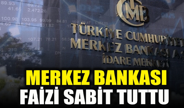 TCMB, Nisan 2026’da politika faizini yüzde 37'de sabit tuttu