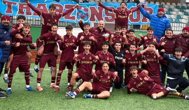 Trabzonspor U16 Türkiye Şampiyonası’na gitmeye hak kazandı