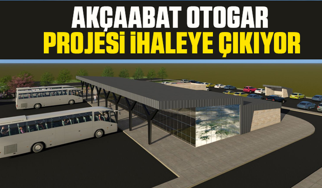 Akçaabat Otogar Projesi İhaleye Çıkıyor