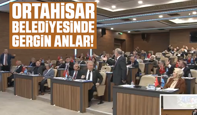 Ortahisar Belediyesinde gergin anlar!