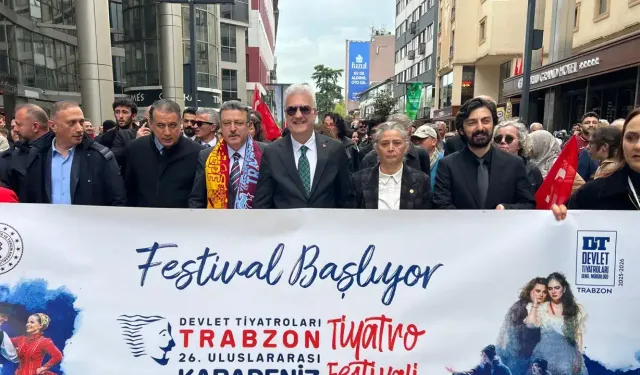 Trabzon 26. Uluslararası Karadeniz Tiyatro Festivali başladı