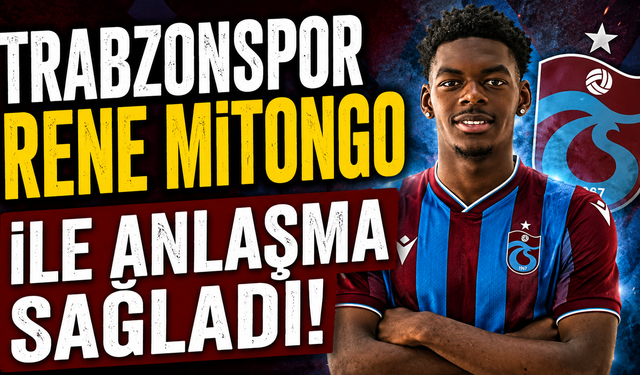 Trabzonspor Rene Mitongo ile anlaşma sağladı!