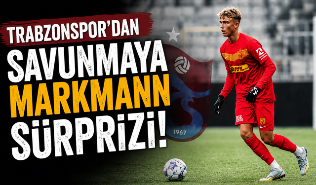 Trabzonspor'dan savunmaya Markmann sürprizi! Transferde İtalyan ekibi de devrede