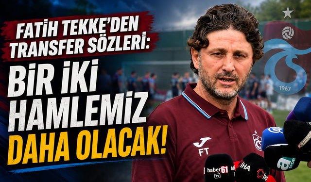 Fatih Tekke'den transfer sözleri: Bir iki hamlemiz daha olacak!
