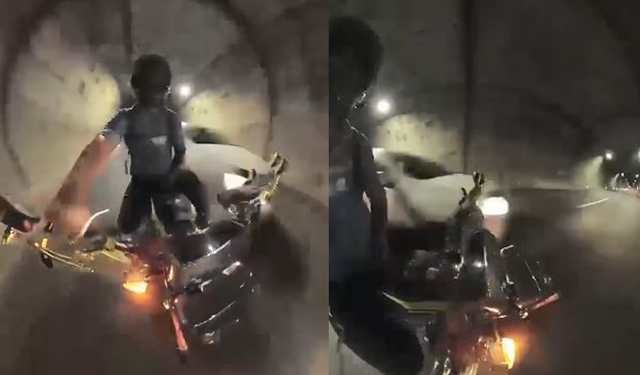 Cankurtaran Tüneli'nde yürekleri ağza getiren anlar! Kameraya saniye saniye yansıdı