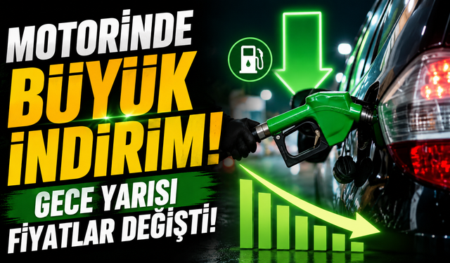 Motorinde büyük indirim: Gece yarısı fiyatlar değişti