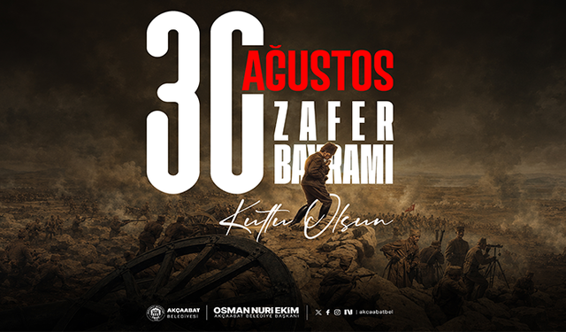 AKÇAABAT BELEDİYESİ 30 AĞUSTOS İLANI