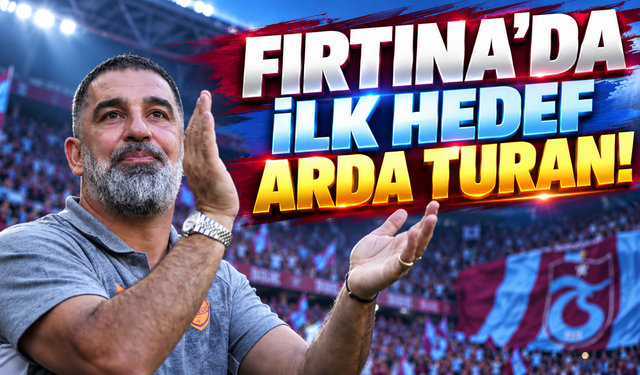 Fırtına'da teknik direktörlük koltuğu için ilk hedef Arda Turan!