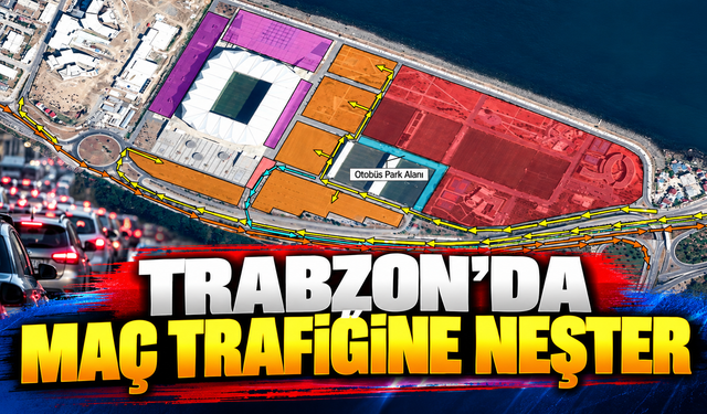 Trabzon'da maç trafiğine neşter