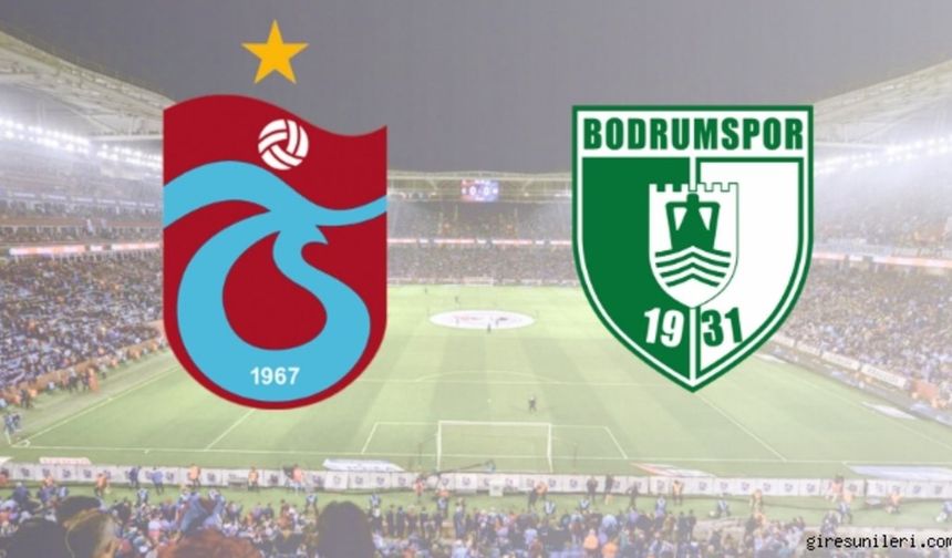 Trabzonspor'un Bodrum FK maçı kamp kadrosu açıklandı