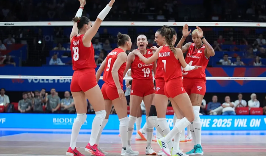A Milli Kadın Voleybol Takımı, Dominik Cumhuriyeti'ni devirdi