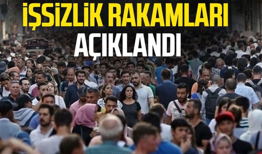 TÜİK duyurdu! İşsizlik rakamları belli oldu