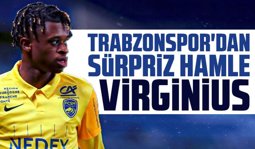 Trabzonspor'dan sürpriz hamle: Alan Virginius