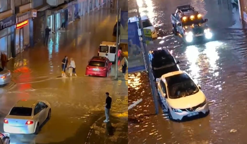 Ordu'da sağanak etkili oldu