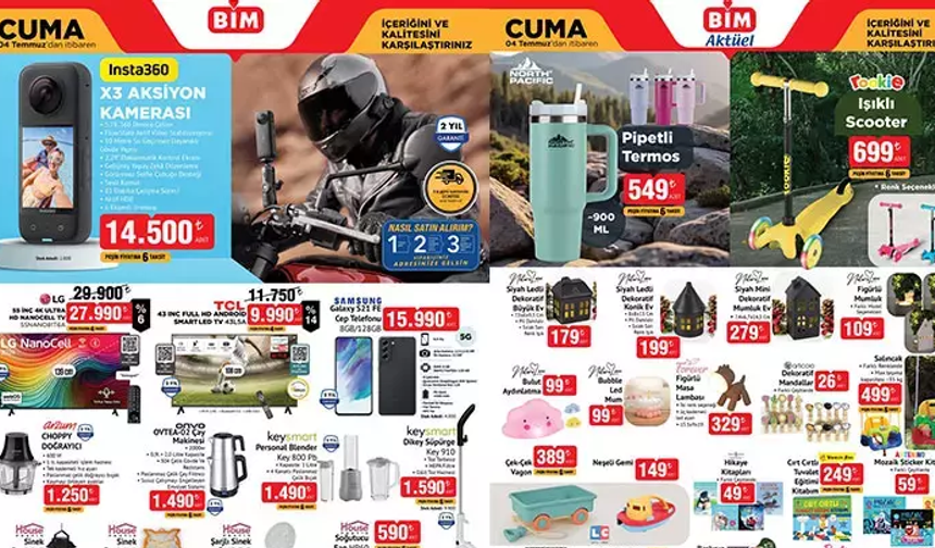 BİM 4 Temmuz Cuma Aktüel İndirimleri| BİM 4 Temmuz Cuma aktüel kataloğunda hangi ürünler satışa çıktı?