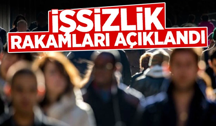 İşsizlik rakamları belli oldu