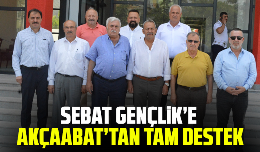 Sebat Gençlik’e Akçaabat’tan Tam Destek