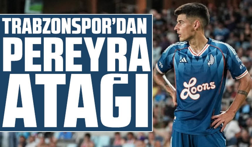 Trabzonspor’dan Pereyra atağı