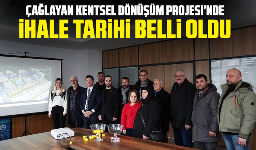 Çağlayan Kentsel Dönüşüm Projesi’nde ihale tarihi belli oldu