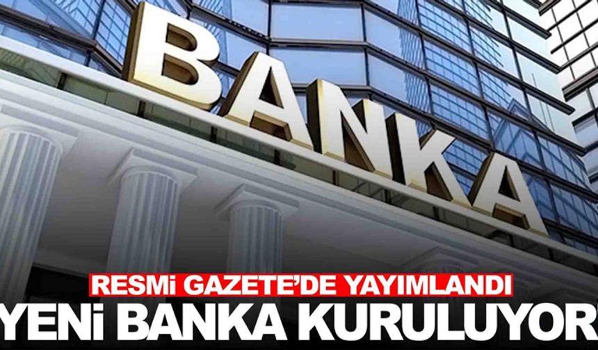 Yeni bir banka kuruluyor, BDDK'dan izin çıktı!