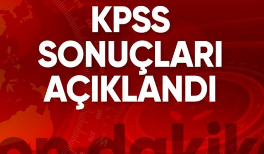 2025 KPSS lisans sonuçları açıklandı!