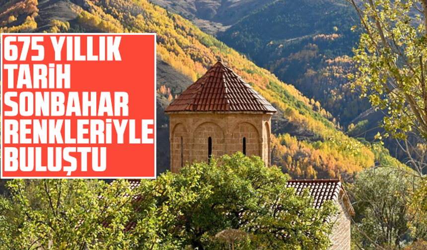 Gümüşhane'de 675 yıllık tarih sonbahar renkleriyle buluştu