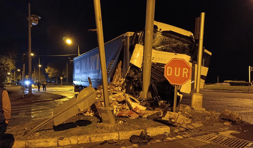 Ordu'da süt yüklü tır ve otomobil çarpıştı: 2 yaralı