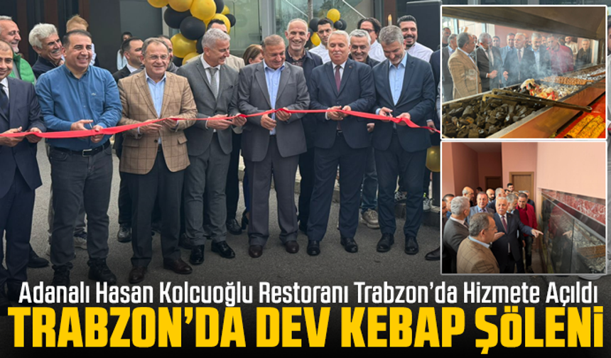 Trabzon’da Dev Kebap Şöleni