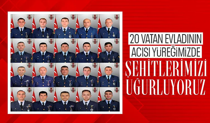 Türkiye şehitlerini uğurluyor
