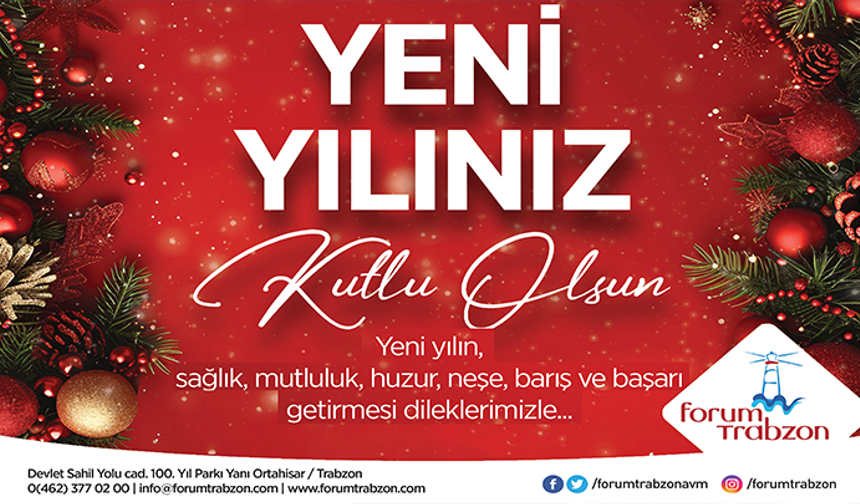 Yeni yılınız kutlu olsun!