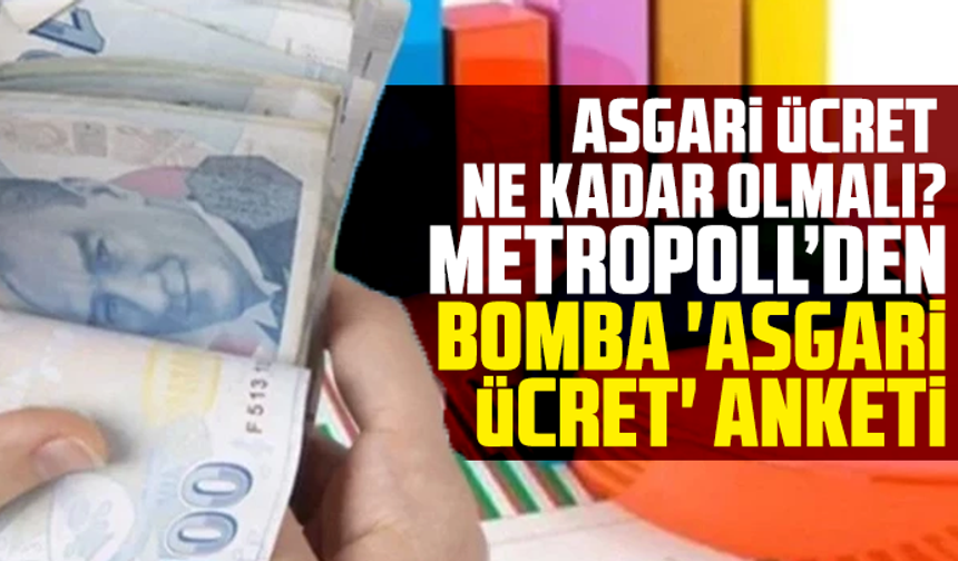 “Asgari ücret ne kadar olmalı?”... Metropoll’den bomba 'asgari ücret' anketi