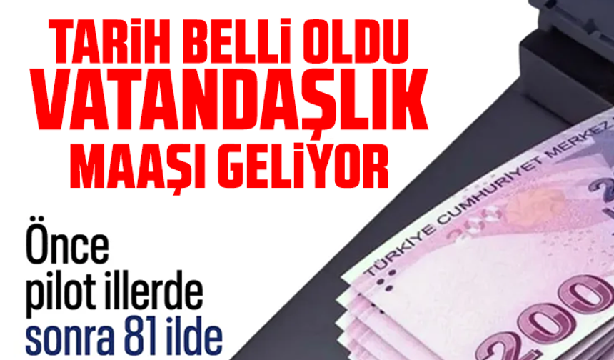 Cevdet Yılmaz'dan 'vatandaşlık maaşı' için tarih: Gelecek yıl başlıyor