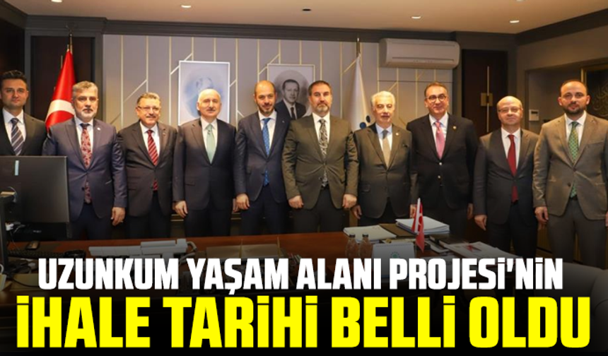 Uzunkum Yaşam Alanı Projesi'nin ihale tarihi belli oldu