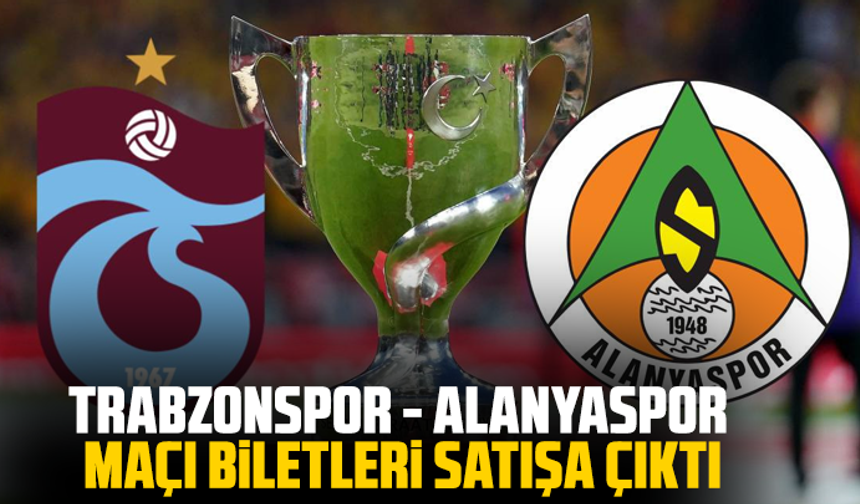 Trabzonspor'un Corendon Alanyaspor maçı biletleri satışa çıktı