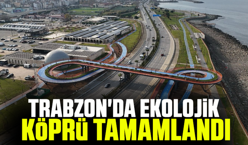 Trabzon'da Ekolojik Köprü tamamlandı