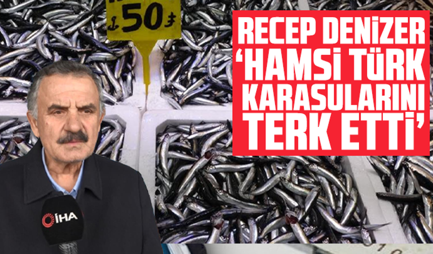 Recep Denizer: "Hamsi Türk karasularını terk etti"
