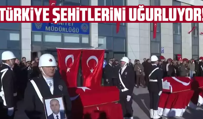 Türkiye şehitlerini uğurluyor! Bakan Yerlikaya: "Terörle fırsat vermeyeceğiz"