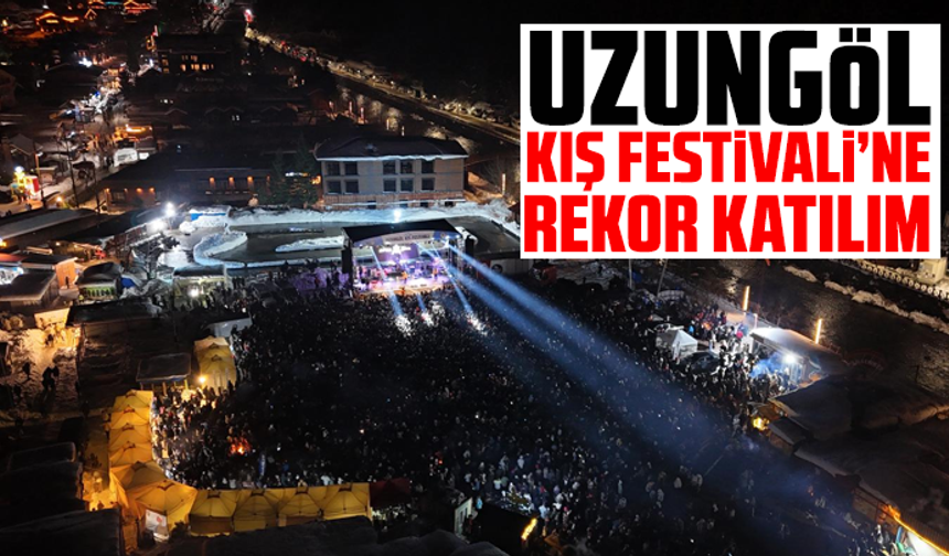 Uzungöl Kış Festivali’ne Rekor Katılım