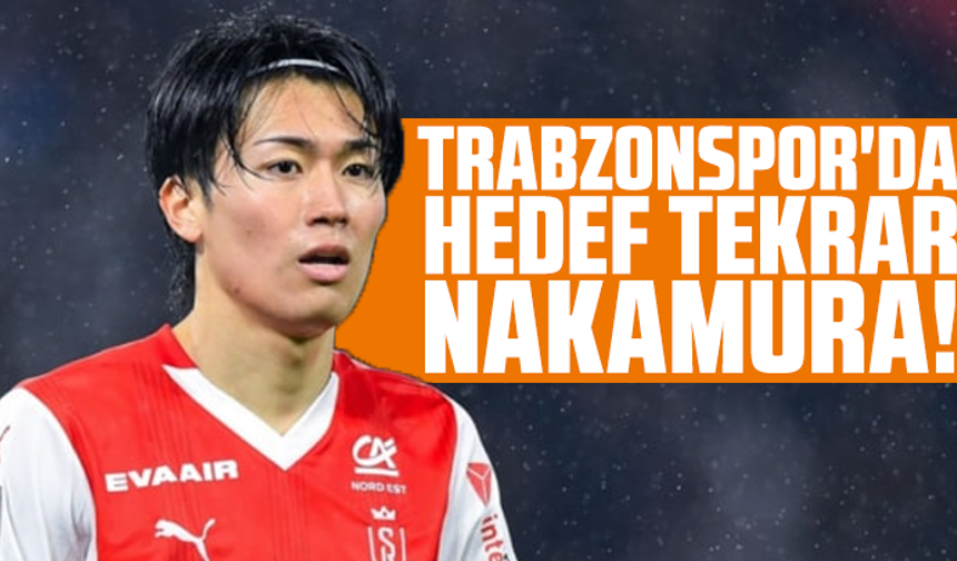 Trabzonspor'da hedef tekrar Nakamura!