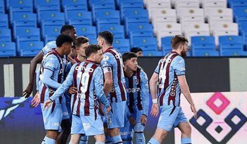 Trabzonspor 3 puanı 3 golle aldı
