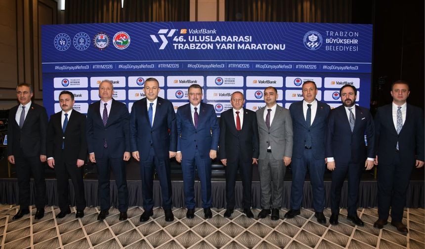 46. Uluslararası Trabzon Yarı Maratonu tanıtım toplantısı gerçekleştirildi