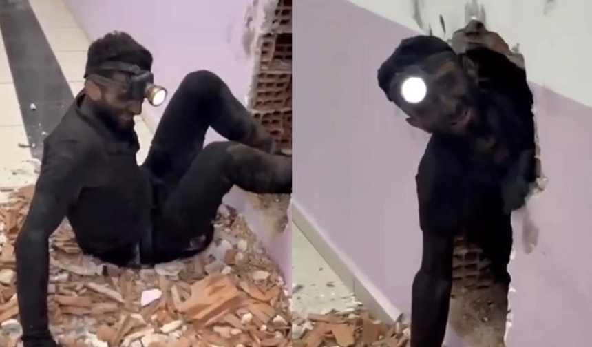 Rize'de tadilat ustası bacada ölümden döndü