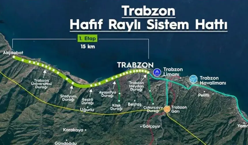 Trabzon Tramvay Projesi ihaleye çıkıyor: 8 firma davet edilecek