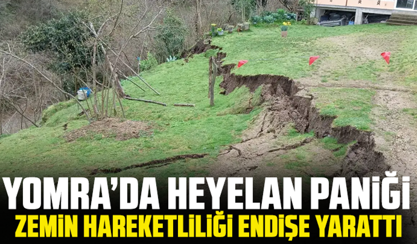 Yomra’da Heyelan Paniği: Zemin Hareketliliği Endişe Yarattı