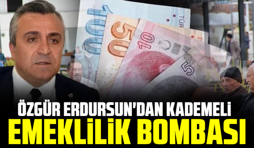 Özgür Erdursun'dan kademeli emeklilik bombası