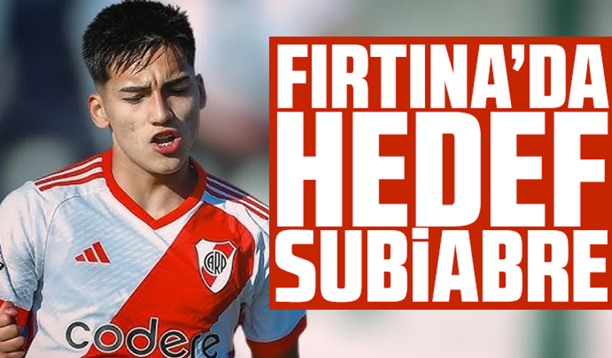 Fırtına’da hedef Subiabre