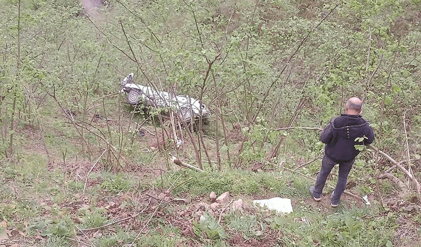 Giresun'da feci kaza! 1 kişi hayatını kaybetti