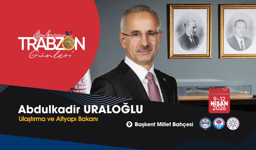 Ulaştırma ve Altyapı Bakanı Abdulkadir Uraloğlu: “Trabzon’u tüm zenginliğiyle Başkent’e taşıyoruz”