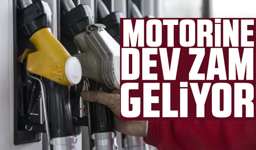 Motorine dev zam geliyor: Pompaya yansıyacak